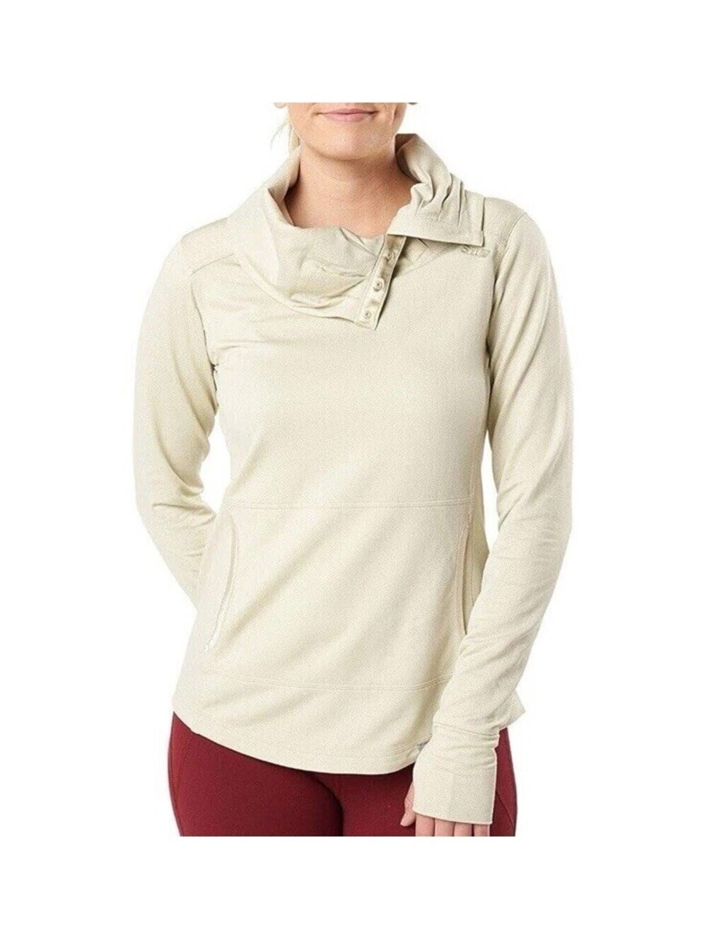 5.11 Tactical Women's S Pullover Aphrodite Tan Cowl Neck Pullover Tactical GORP